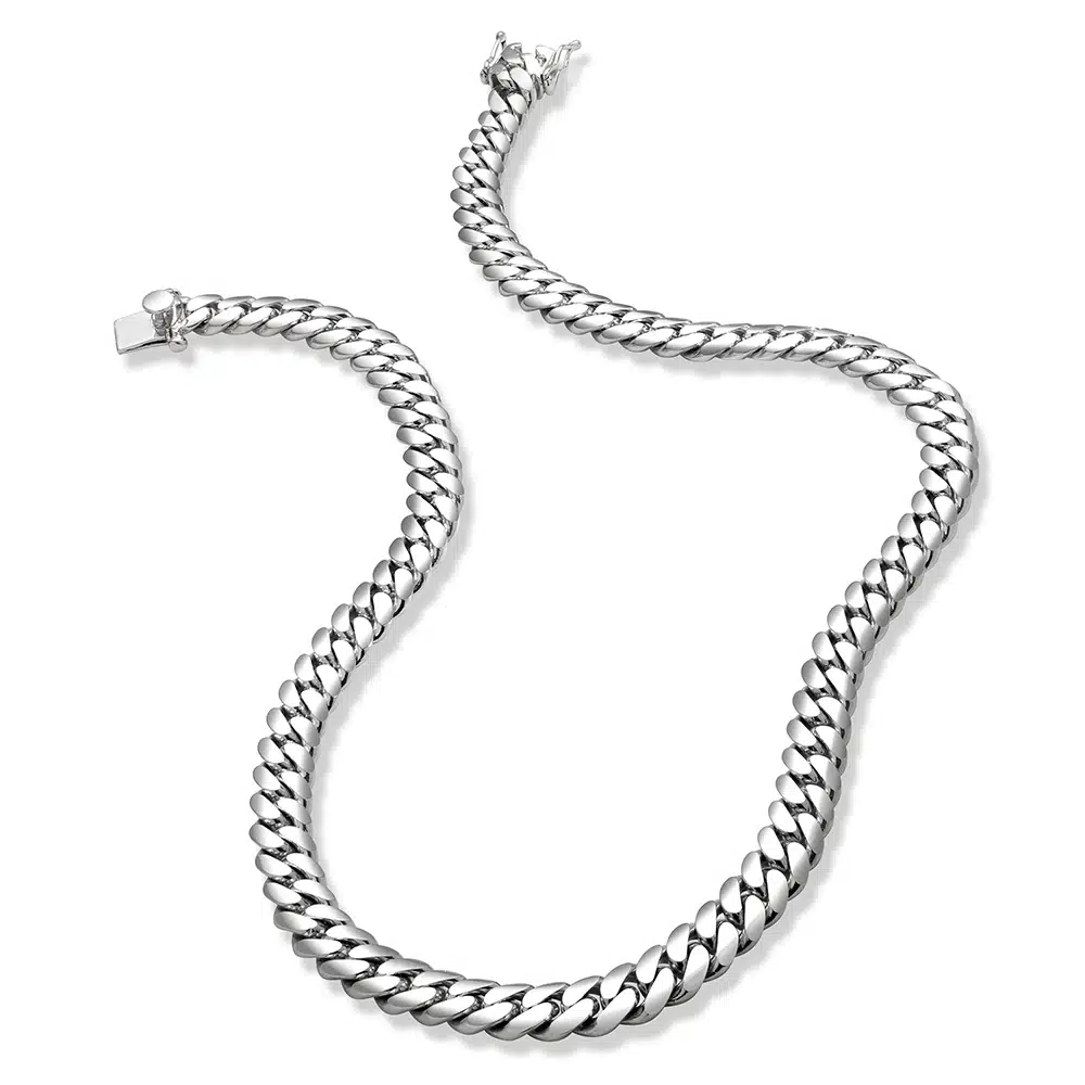 Handmade in Miami Silver Cuban Link Chain