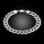 Italian Diamond Cut Cuban Link Bracelet