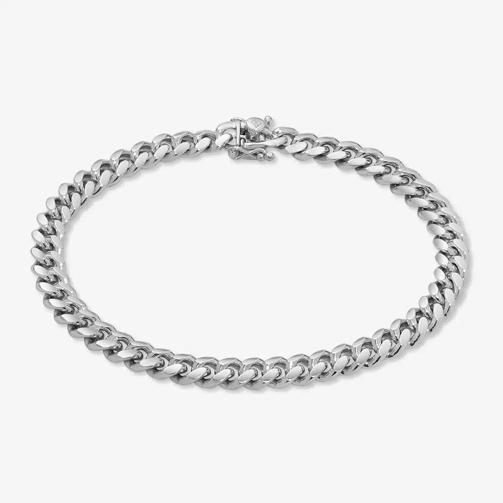 Miami-Cuban-Link-Bracelet-with-Box-Clasp-6mm Miami Cuban Link Bracelet with Box Clasp 6mm