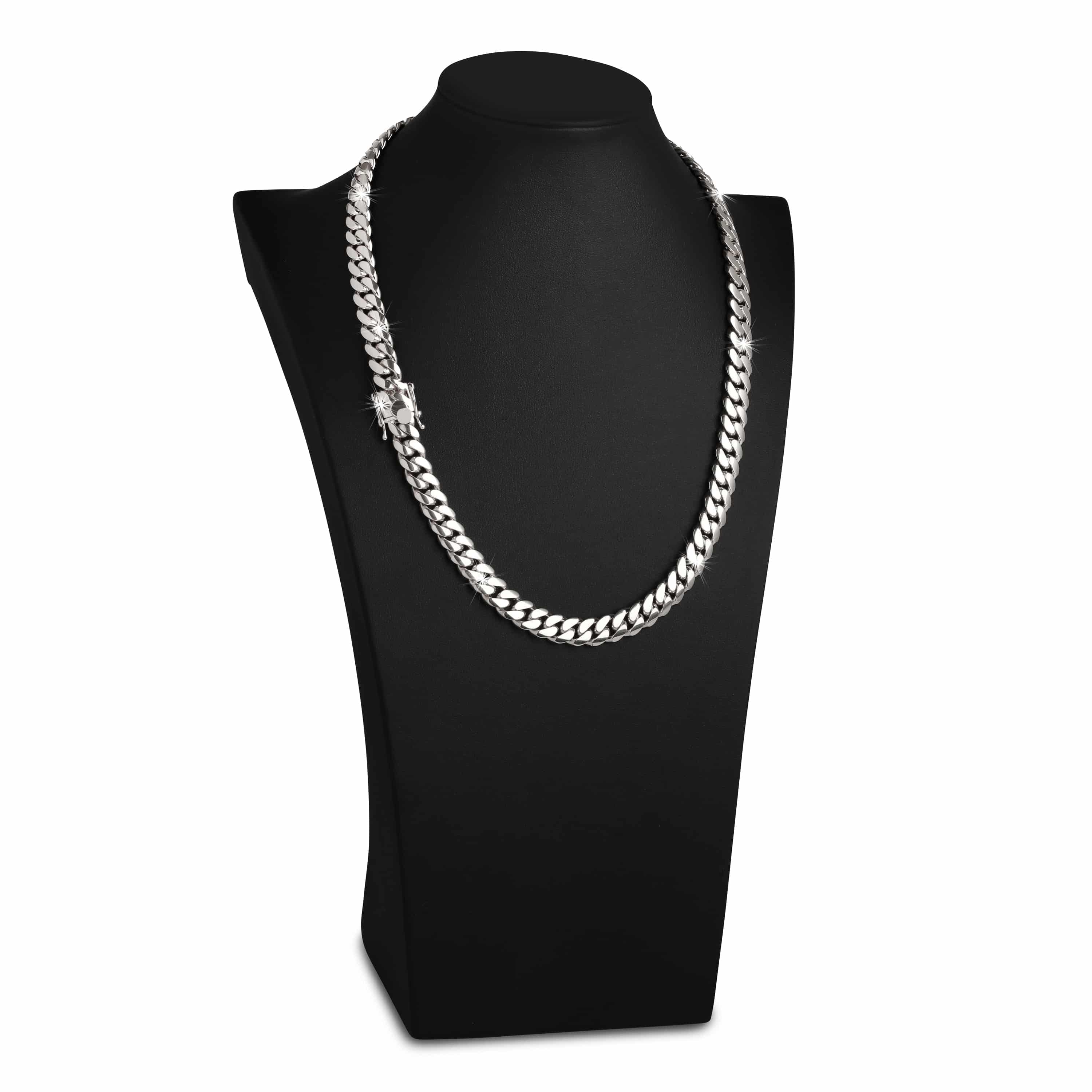 Premium-Handmade-Cuban-Link-Chain-Silver-10mm Premium Handmade Cuban Link Chain Silver 10mm
