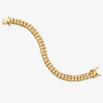 Premium Handmade In Miami Cuban Link Bracelet Gold Finish 10mm