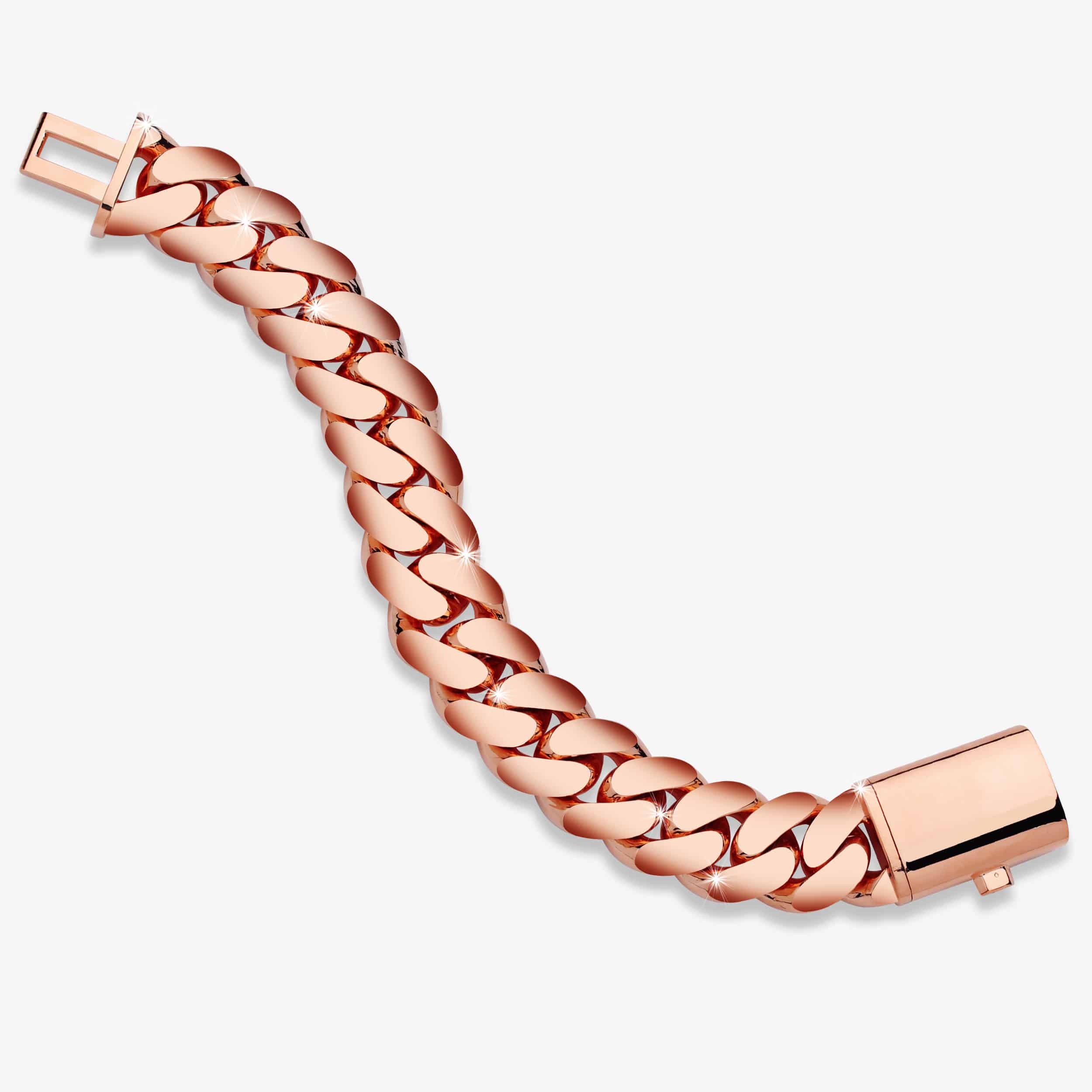 Premium-Handmade-In-Miami-Cuban-Link-Bracelet-With-Heavy-18KT-Rose-Gold-Finish-20mm Premium Handmade In Miami Cuban Link Bracelet With Heavy 18KT Rose Gold Finish 20mm