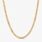 Premium Handmade In Miami Cuban Link Chain Gold Finish 7mm
