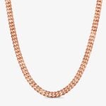 Premium Handmade In Miami Cuban Link Chain With Heavy 18KT Rose Gold Finish 10mm